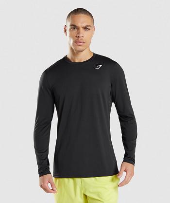 Long Sleeve Gymshark Arrival Hombre Negras | CO 3467CTV